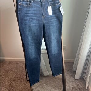 Judy blue mid rise skinny jean dark 14w